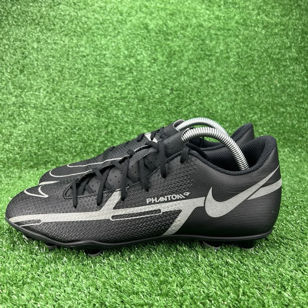 Nike Phantom GT2 Club Mg Soccer Cleats Black Iron Grey DA5640-004‎ Men's 9 Boots